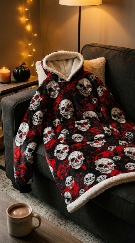 The Snuggle Gown™ – Full-Length Hooded Blanket Hoodie