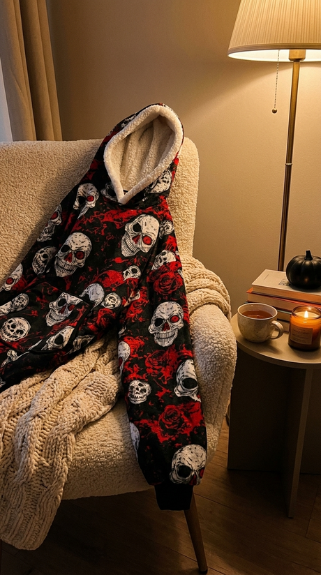 The Snuggle Gown™ – Full-Length Hooded Blanket Hoodie